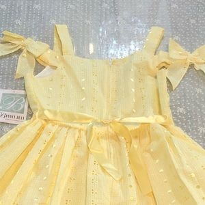 Brand-Bonnie JEAN Size- 14 Fabric-Cotton(55%) Polyester (45%)Color-Yellow